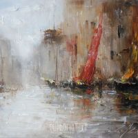 obrazy olejne malowane u bram wenecji