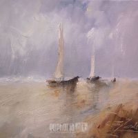 obrazy olejne marynistyka cicha woda