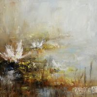 obrazy olejne na sprzedaż wodny ogród